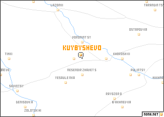 map of Kuybyshevo