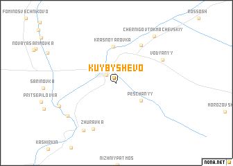 map of Kuybyshevo