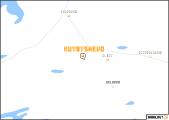 map of Kuybyshevo
