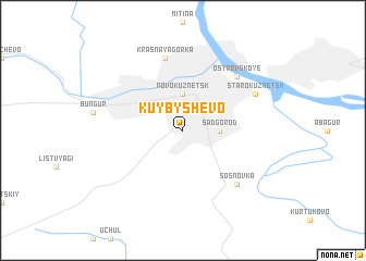 map of Kuybyshevo