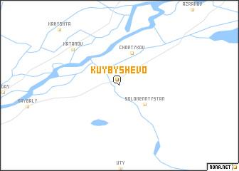 map of Kuybyshevo