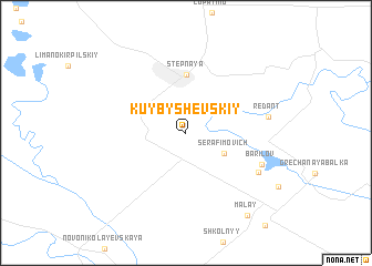 map of Kuybyshevskiy