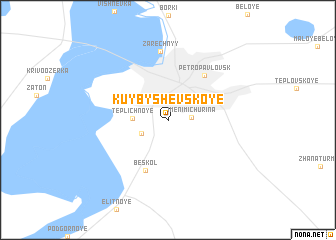 map of Kuybyshevskoye