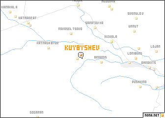 map of Kuybyshev