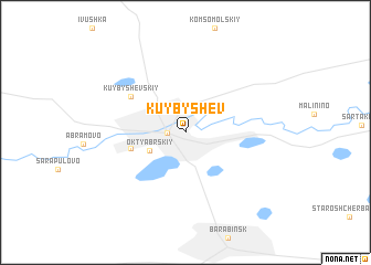 map of Kuybyshev