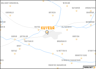 map of Kuyeda