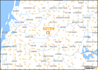 map of Ku-yeh