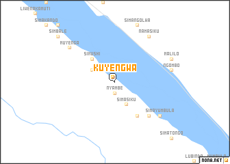 map of Kuyengwa