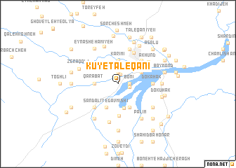 map of Kūy-e Ţāleqānī