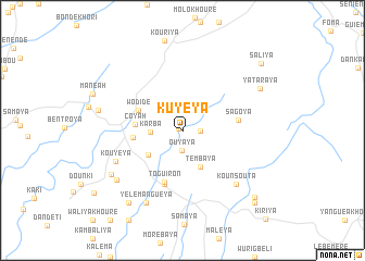 map of Kuyéya
