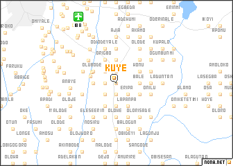 map of Kuye