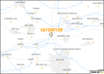 map of Kuyganyor