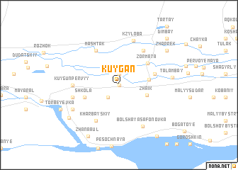 map of Kuygan