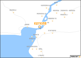 map of Kuykina