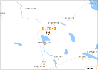 map of Kuykka