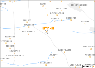 map of Kuyman\
