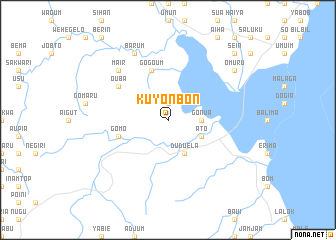 map of Kuyonbon