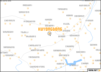 map of Kuyong-dong