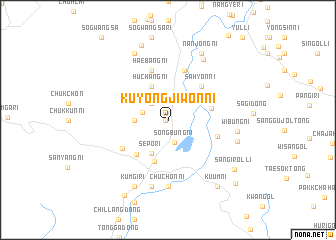 map of Kuyongjiwŏn-ni