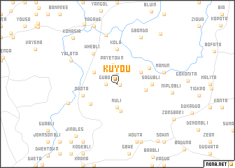 map of Kuyou