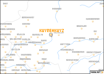 map of Kūyreh Kūyz