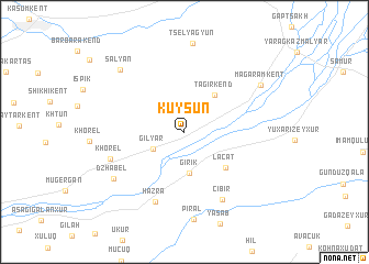 map of Kuysun