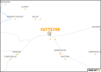 map of Kuytezha