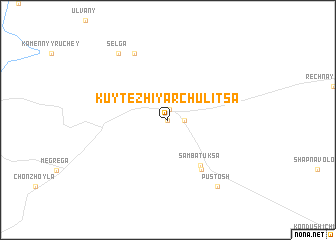 map of Kuytezhi-Yarchulitsa