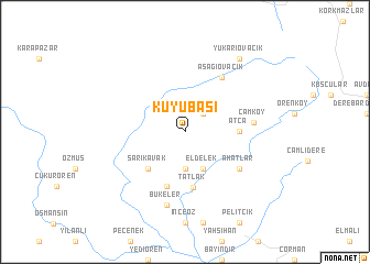 map of Kuyubaşı