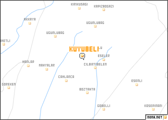 map of Kuyubeli