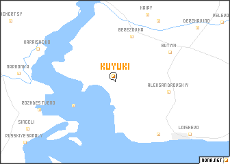 map of Kuyuki