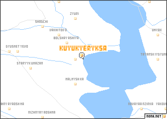 map of Kuyuk-Yeryksa