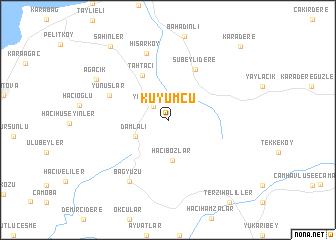 map of Kuyumcu
