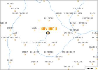 map of Kuyumcu