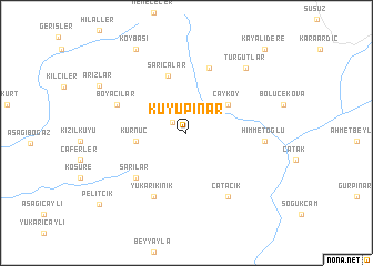 map of Kuyupınar