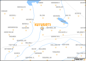 map of Kuyusırtı