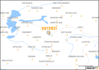 map of Kuyvozi