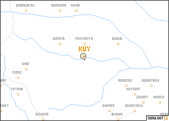 map of Kʼuy