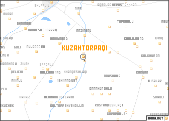 map of Kūzah Torpāqī