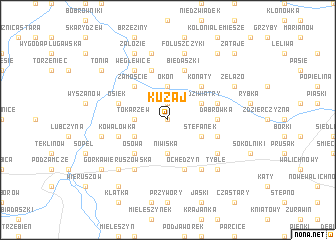 map of Kużaj