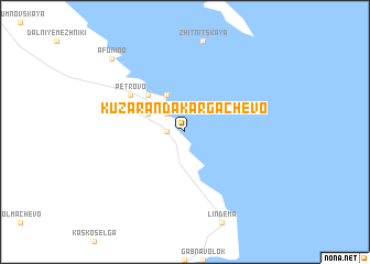 map of Kuzaranda-Kargachevo