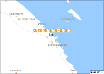 map of Kuzaranda-Shilovo