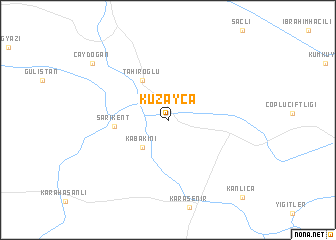 map of Kuzayca