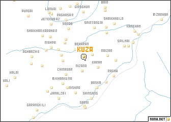 map of Kuza