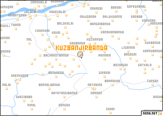 map of Kuz Banjīr Bānda