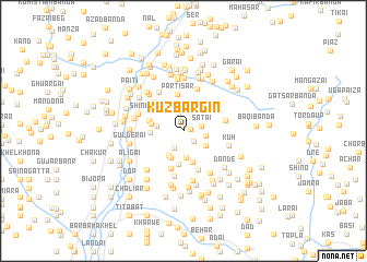 map of Kuz Bārgīn