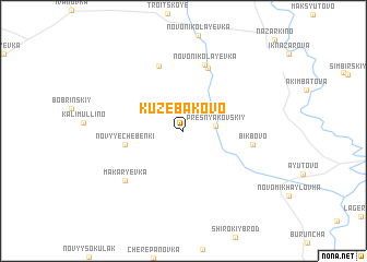 map of Kuzebakovo