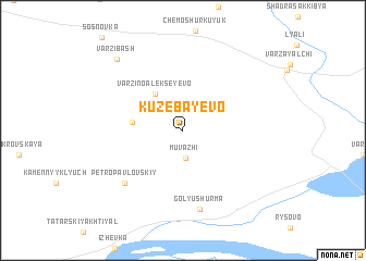 map of Kuzebayevo