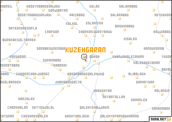 map of Kūzehgarān