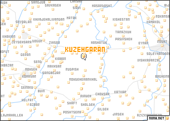 map of Kūzehgarān